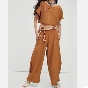 Free People Changing Tides Set XS in Terracotta NWT